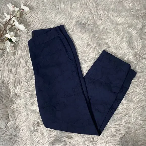 Talbots Navy Cropped pants - size 2 - Picture 5 of 7